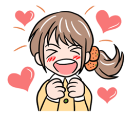 Ehime Mikan Girl sticker #14762644