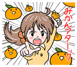 Ehime Mikan Girl sticker #14762646