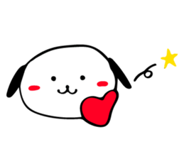 A pretty KARATE dog 'one' . sticker #14763407