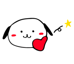 A pretty KARATE dog 'one' . sticker #14763407