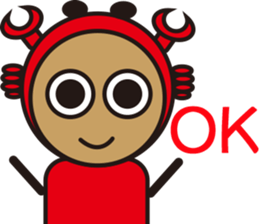 Sparky Crab sticker #14763950