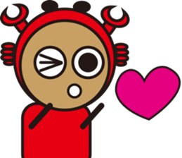 Sparky Crab sticker #14763956
