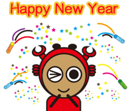 Sparky Crab sticker #14763980