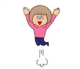 okappa girl!!! sticker #14764262