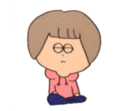 okappa girl!!! sticker #14764265