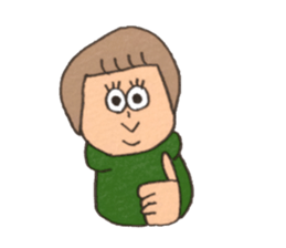 okappa girl!!! sticker #14764269