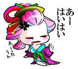 Japanese Oiran stickers "SAORI&SHINO" sticker #14764379