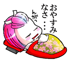 Japanese Oiran stickers "SAORI&SHINO" sticker #14764385