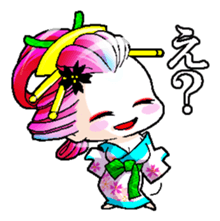 Japanese Oiran stickers "SAORI&SHINO" sticker #14764386