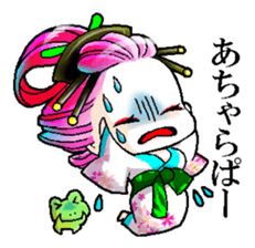 Japanese Oiran stickers "SAORI&SHINO" sticker #14764391