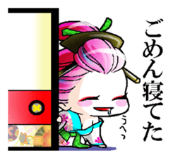 Japanese Oiran stickers "SAORI&SHINO" sticker #14764394