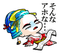 Japanese Oiran stickers "MIHIRO&AKI" sticker #14764416