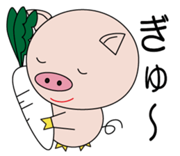 The lives of little pigs sticker #14764482