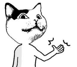 Cool Japan's cat sticker #14764735