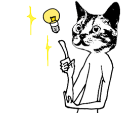 Cool Japan's cat sticker #14764741