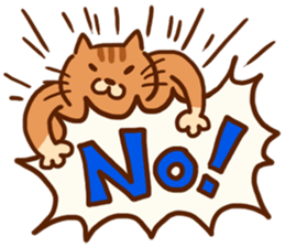 Super fantastic cat !! sticker #14765055