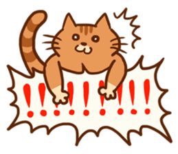 Super fantastic cat !! sticker #14765069