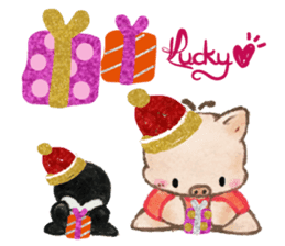 Lucky Heart~Little Pig Amy sticker #14765241