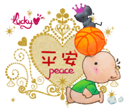 Lucky Heart~Little Pig Amy sticker #14765250