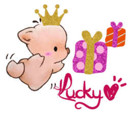 Lucky Heart~Little Pig Amy sticker #14765251