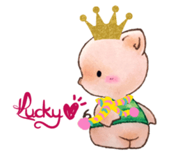 Lucky Heart~Little Pig Amy sticker #14765254