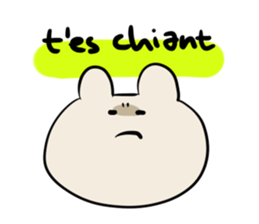 Rabbit and Girl Friend sticker #14766133