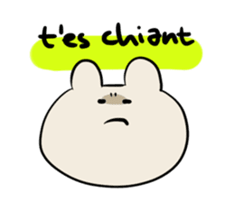 Rabbit and Girl Friend sticker #14766133