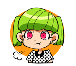 Rabbit and Girl Friend sticker #14766136