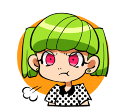 Rabbit and Girl Friend sticker #14766136