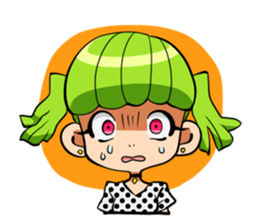 Rabbit and Girl Friend sticker #14766137