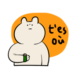 Rabbit and Girl Friend sticker #14766139