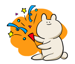 Rabbit and Girl Friend sticker #14766141