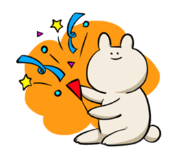 Rabbit and Girl Friend sticker #14766141