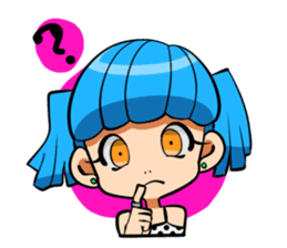 Rabbit and Girl Friend sticker #14766144