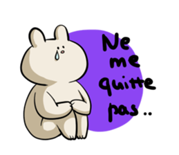 Rabbit and Girl Friend sticker #14766152