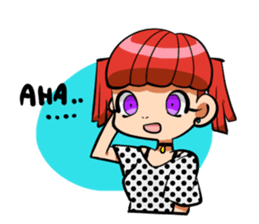 Rabbit and Girl Friend sticker #14766158