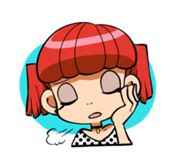 Rabbit and Girl Friend sticker #14766162