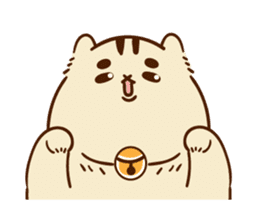 Fat cat fat Kyrgyzstan sticker #14766293