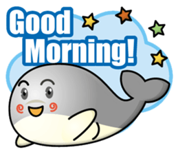 whale boy sticker #14766582