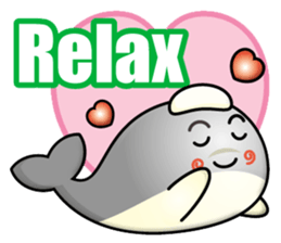 whale boy sticker #14766584