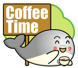 whale boy sticker #14766585