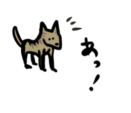 japanese dog breed , kai sticker #14767763