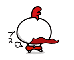 Chicken Heart Mask(4) sticker #14767919
