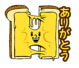Cheese bread Speak sticker #14768743