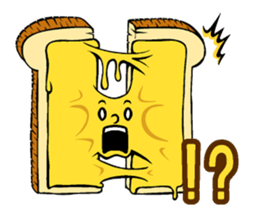 Cheese bread Speak sticker #14768751