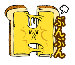 Cheese bread Speak sticker #14768754