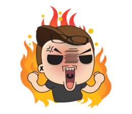 Glasses guy sticker #14768887