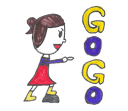 Alice cute girl sticker #14768952