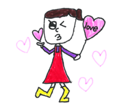 Alice cute girl sticker #14768962