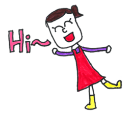 Alice cute girl sticker #14768964